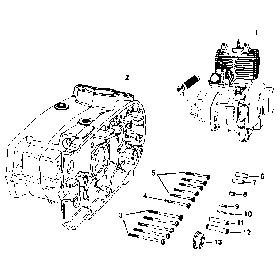 Motor, kartery