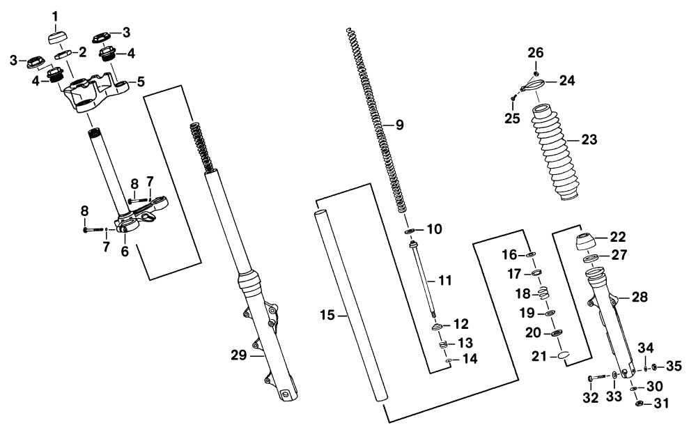 Teleskopická vidlica