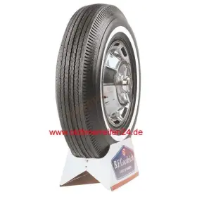 6.70-15 92P TL Bf Goodrich 4PR Silvertown Whitewall 25 mm