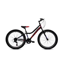 Horský bicykel Capriolo DIAVOLO 400  24"/13" čierno-červený