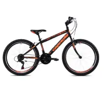 Horský bicykel Capriolo RAPID 240 24"/13" čierno/oranžový