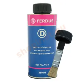 Vulkanizačný roztok D, 250 ml + väčší štetec - F934