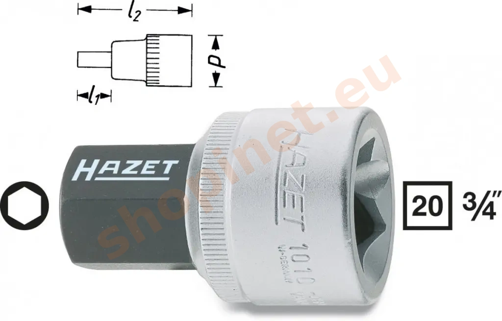 Nástrčná hlavica 1010-22 Hazet - HA001873