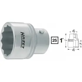 Nástrčkový kľúč s dvojitým 6-hr. 1100Z-60 Hazet - HA002573