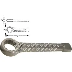 Úderový kľúč prstencový HAZET 642-100 - HA027699