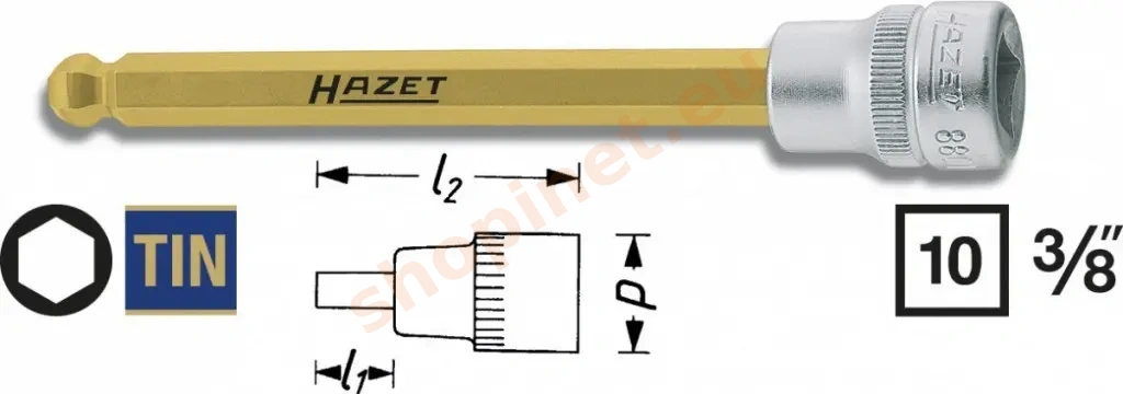 Nástrčná hlavica 8801KK-10 Hazet - HA039579