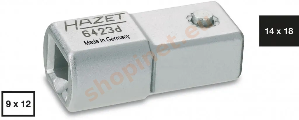 Nástrčný adaptér 9 x 12 mm x 14 x 18 mm, 6423D - HA057559