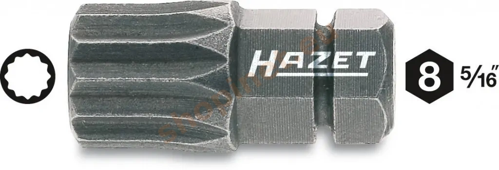Nástavce (bity) 2597-02 Hazet - HA066667