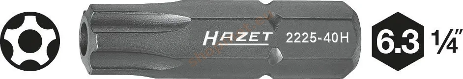 Nástavce (bity) s profilom päťcípej hviezdy 2225-27H Hazet - HA097081