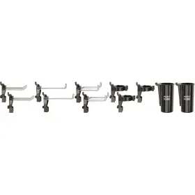 Sada hákov a držiakov do dierovanej dosky, Hazet 112/11