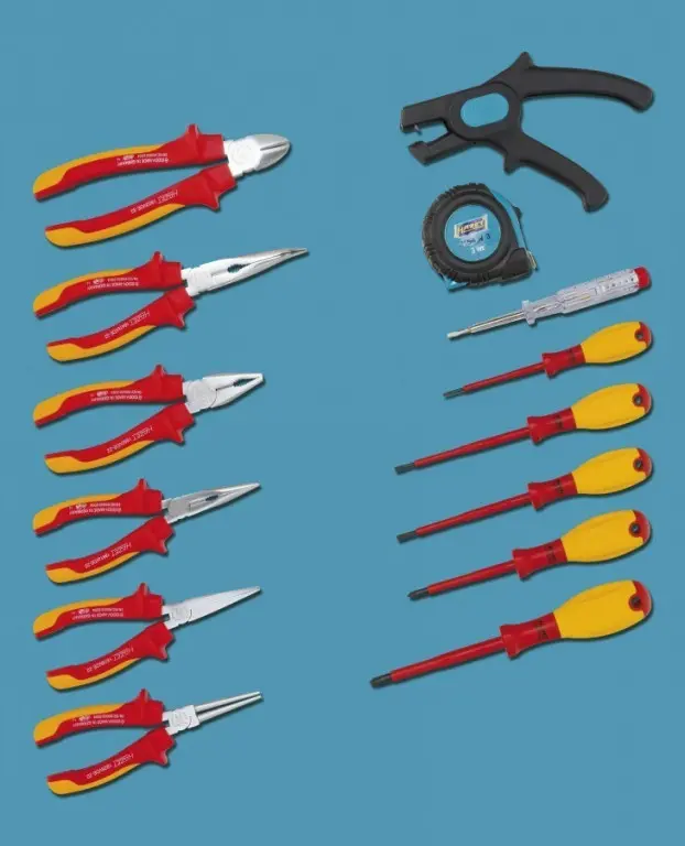 Sada VDE náradia pre elektrikárov, 14 ks, 0-20/14 - HA192526