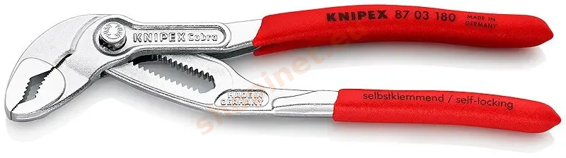 SIKA kliešte KNIPEX Cobra ® chrómované 180 mm - 8703180