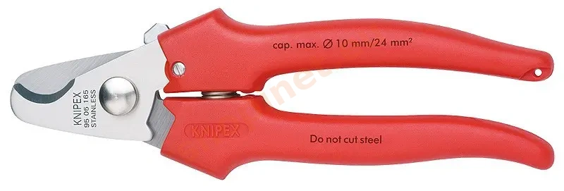Káblové nožnice s plastovým nástrekom 165 mm - 9505165