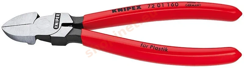 Bočné štiepacie kliešte na umelú hmotu potiahnuté plastom 140 mm - 7201140