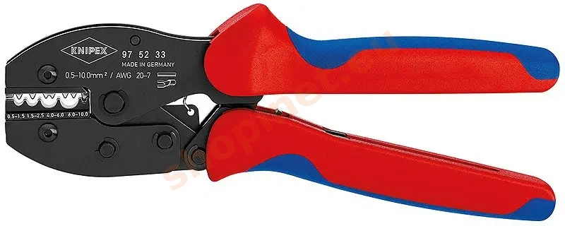 Krimpovacie kliešte KNIPEX PreciForce ® brunýrované 220 mm - 975233