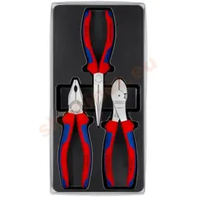Sada klieští Knipex v plastovej výplni, 3 ks - K002011V01