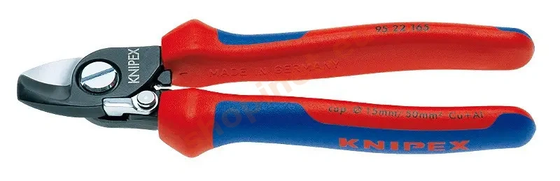 Káblové nožnice s otváracou pružinou 165 mm - 9522165