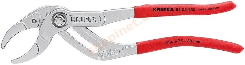 Kliešte na sifóny a krimpovacie kliešte pre konektory chrómovaný 250 mm - 8103250