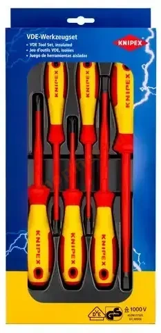 Sada VDE skrutkovačov KNIPEX, 6 ks - 002012V02
