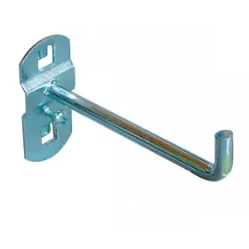 Pravouhlý hák do dierovanej dosky, 90 mm - GU40772