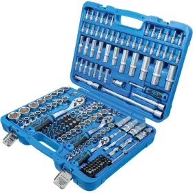 Gola sada, 1/4", 3/8", 1/2", palcová, 192 ks - BGS 2245