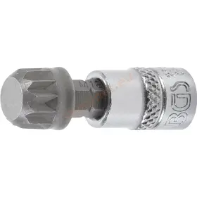 Nástrčná hlavica s bitom XZN, 1/4", M12 - B2507