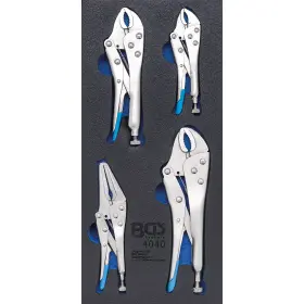 Sada samosvorných klieští v penovej výplni, 4 ks - B4040