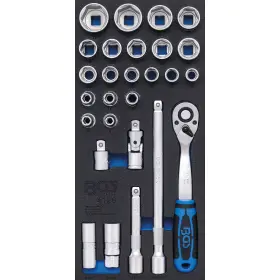 Gola sada v penovej výplni, 1/2", 27 ks - B4126