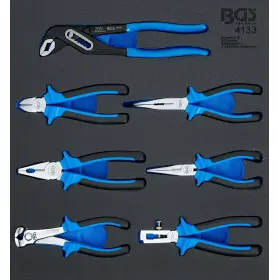 Vložka do dielenského vozíka, sada klieští, 7ks, BGS - B4133