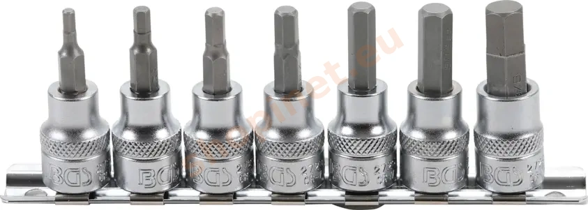 Hlavice s bity IMBUS 3/8" ,palcové - AH5104