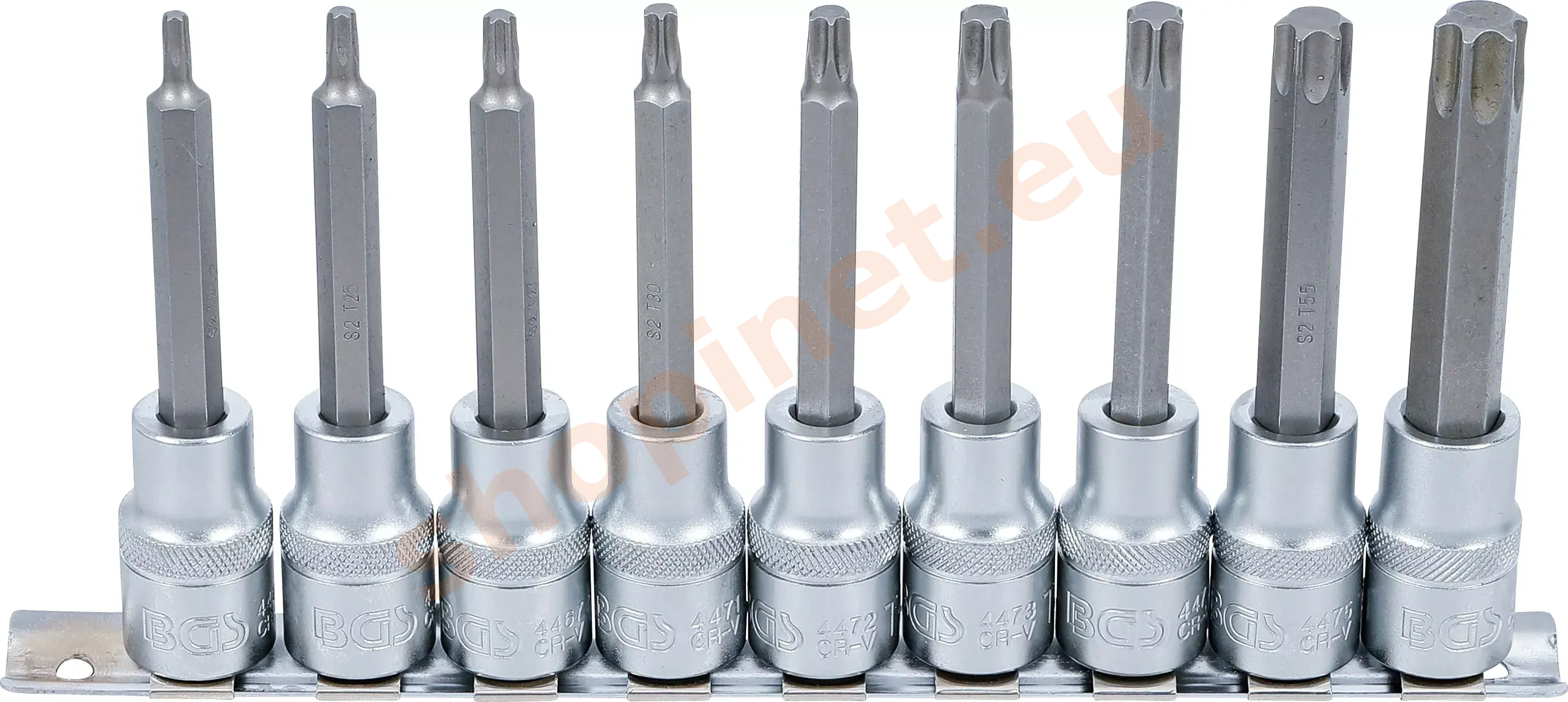 Sada hlavíc s bitmi TORX, 1/2", 9 ks - B5177