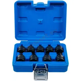 Sada rázových nástrčných kľúčov TORX, 1/2", T20 - T70, 9 ks - B5486