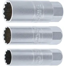 Sada dvanásťhranných bitov, 10 mm (3/8"), 14,16,18 mm, 3ks, BGS - B6858
