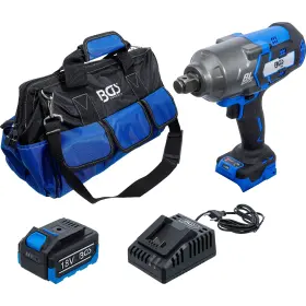 Sada AKU rázového uťahováka, 1200 Nm, 18 V - BGS 7391