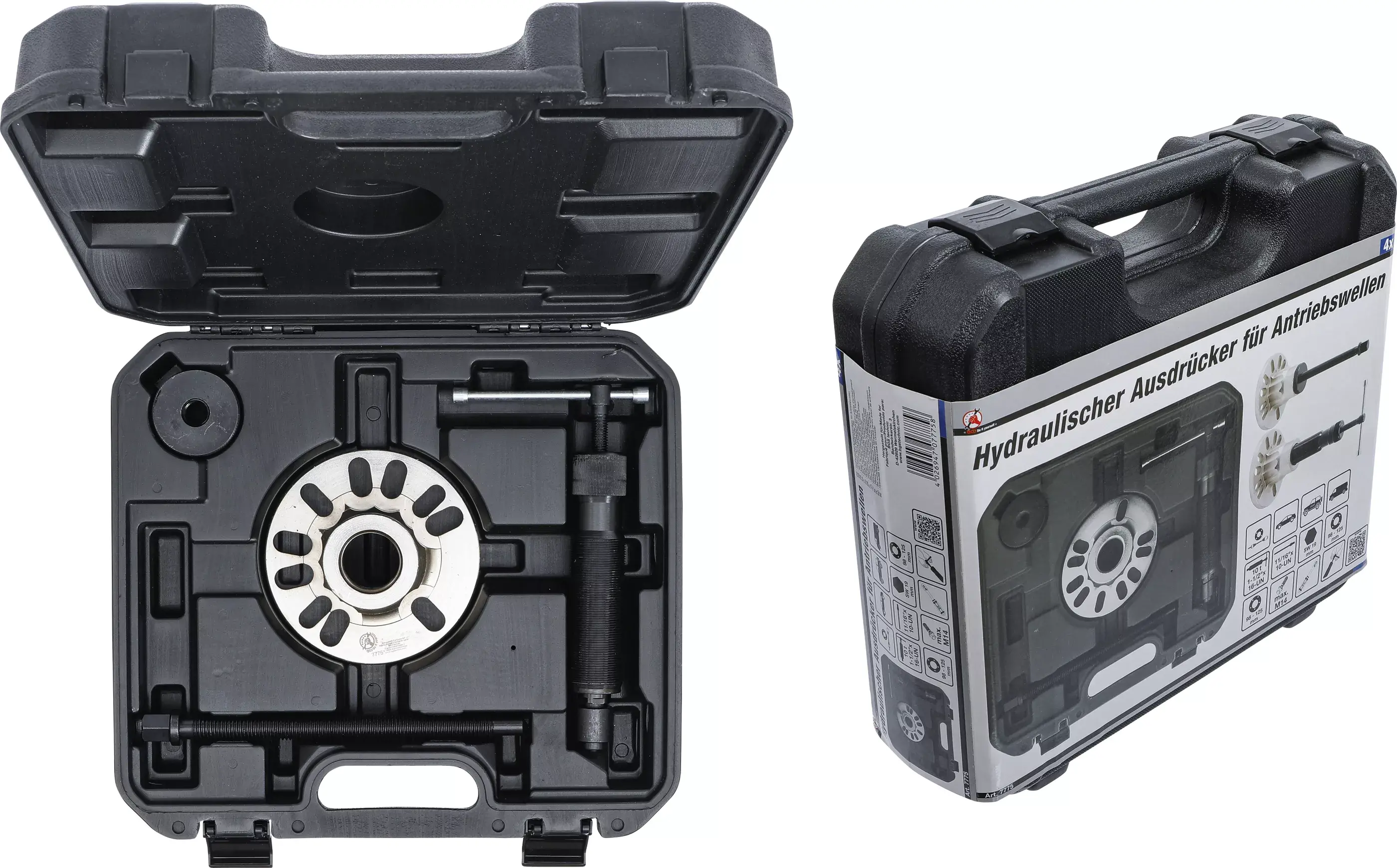 Sada hydraulických vytlčovačov hnacích hriadeľov, 98 - 125 mm - B7775