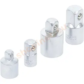 Sada nástrčných redukcií 1/4" - 1/2", 4 ks, BGS - B8808