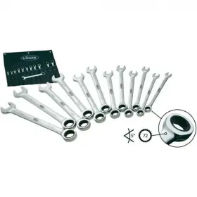 Sada Ráčnových Očkoplochých klíčů - 12 dílná, dlouhé provedení VIGOR V1031