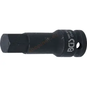 Rázový nástrčný kľúč HEX 1/2", 17 mm, predĺžený - B5481-M17