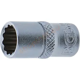 Nástrčná hlavica dvanásťhranná 1/4", 9 mm, BGS - B10779