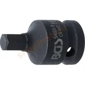 Rázový nástrčný kľúč HEX 1/2", 9 mm - B5485-9