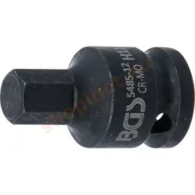 Rázový nástrčný kľúč HEX 1/2", 12 mm - B5485-12