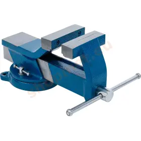 Otočný dielenský zverák 150 mm, kovaný - B58115