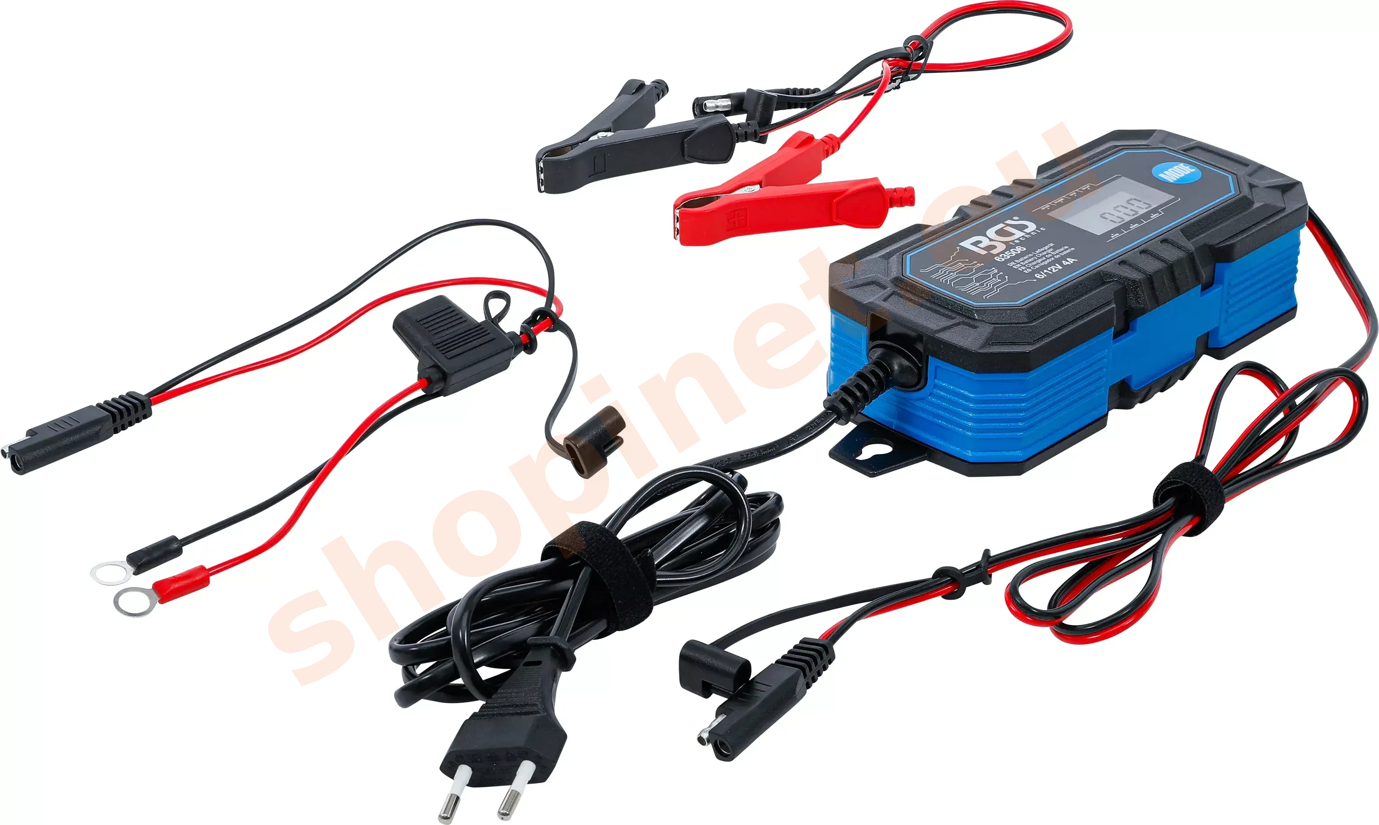 Digitálna nabíjačka autobatérií, 6/12 V, 4 A, BGS - B63506