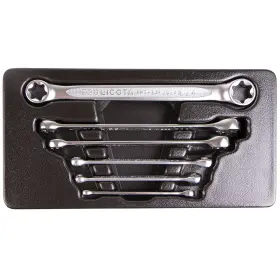 Očkové kľúče vo výplni do dielenského vozíka, Torx E6 - E24 - LIACK274011