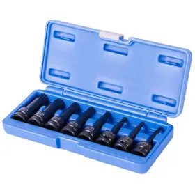 Sada vonkajších nástrčných kľúčov SPLINE 1/2 ", 8 ks - LIASA40013