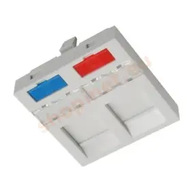 Modul Solarix modulárny pre keyston 45 x 45 mm, biely