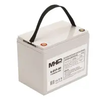 Batéria MHPower 6-EVF-80 Trakčná gélová, 12V/80Ah, Terminál T1 - M6, Deep Cycle