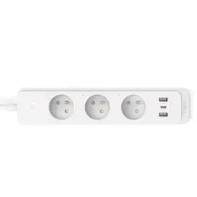 Múdra zásuvka TP-Link Tapo P300 3x french socket, 2x USB, 1x USB C, regulácia 230V cez IP, Cloud, WiFi, poškodený obal