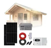 Solárny set Chata wall 900 batéria 250Ah