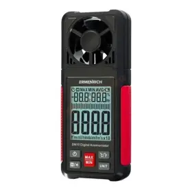Merač Ermenrich Seek DN10 – Digitálny anemometer, čierny